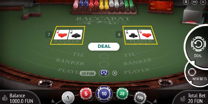 Luật chơi baccarat online từ A - Z 